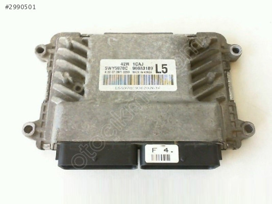 Chevrolet Aveo Motor Beyni 96983189 5WY5970C 42R Garantili