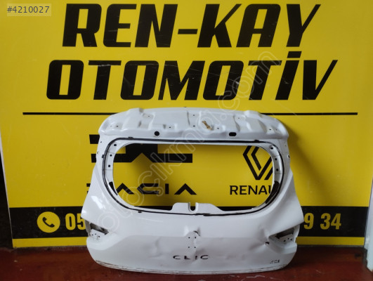 RENAULT CLİO 4 BAGAJ KAPAĞI BEYAZ ORJ ÇIKMA RENKAY KOCAELİ