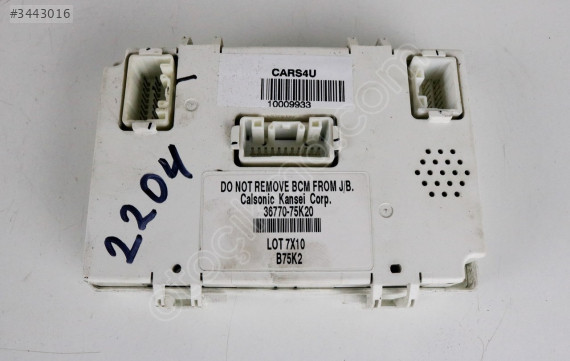 Suzuki SX4 BCM Konfor Beyni 36770-75K20 Orijinal Garantili