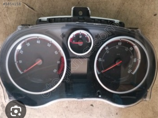 1303304 Opel Corsa d 1.2 benzinli kilometre saati gösterge panel