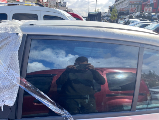 Renault Megane 2 sol arka kapı camı