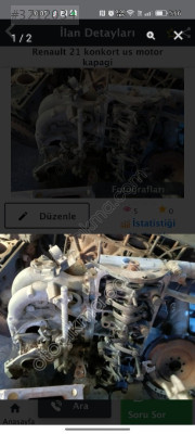 Renault 21  menejir 2000 Silindir bilogu