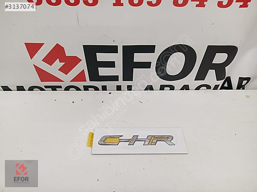 TOYOTA CHR SIFIR ORJ BAGAJ KAPAK YAZI 16-22 OEM NO: 75442-F4011