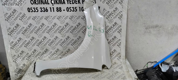 TOYOTA Corolla '13-'18 Sol Ön Çamurluk - Çıkma Orjinal Sedefl