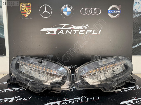 HONDA CİVİC FC5 SAĞ SOL FAR FULL LED ÇIKMA