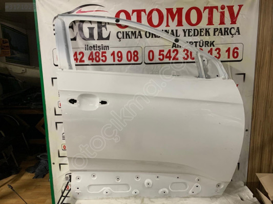 OPEL GRANDLAND BEYAZ SAĞ ÖN KAPI ORJINAL BOYASIZ