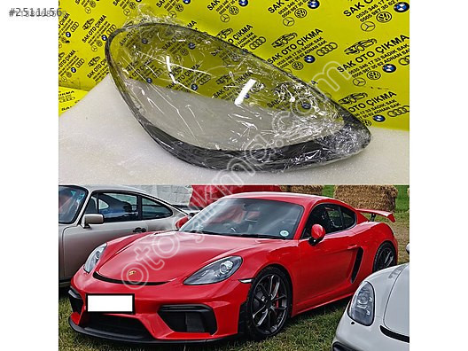 PORSCHE 718 CAYMAN 982 FAR CAMI SAĞ/ SIFIR / 2017-2020
