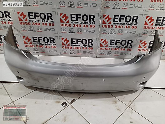 TOYOTA COROLLA ARKA TAMPON ÇIKMA ORİJİNAL PARÇA 2007-2010
