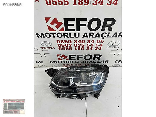 TOYOTA PROACE CITY SOL FAR ÇIKMA ORJİNAL YEDEK PARÇA 19-23