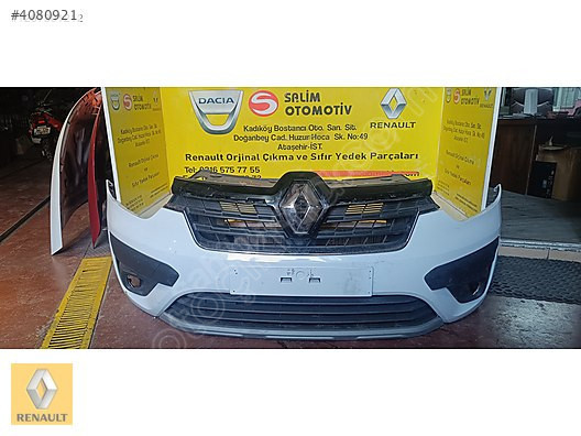 RENAULT EXPRESS ÇIKMA ORJİNAL BEYAZ DOLU TAMPON VE DİGERLERİ