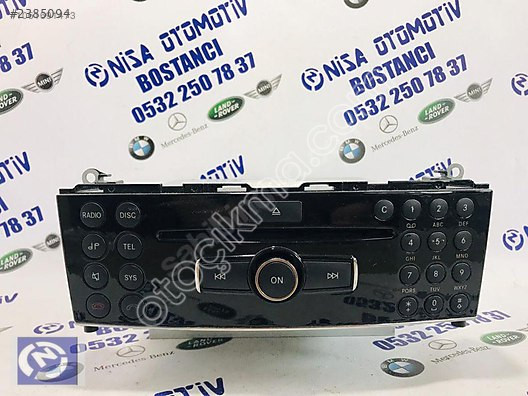 W204 C180 Mercedes Radyo Kontrol Paneli - Oto Çıkma Parça