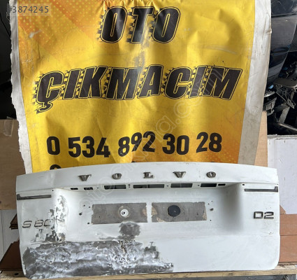 S80 Model Volvo İçin Çıkma Bagaj Kapağı