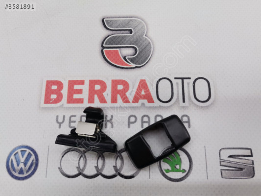 3B0857561B PASSAT BORA GOLF SİYAH GÜNEŞLİK KLİPSİ