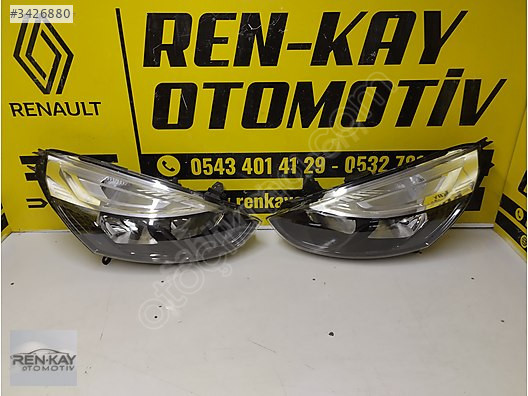 260609493R 260102104R RENAULT CLİO 4 MAKYAJLI SAĞ SOL FAR ORJ