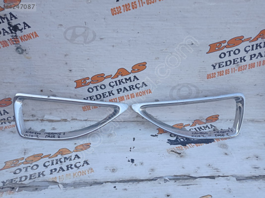RENAULT KANGOO MEGANE 1 CLİO 2 SİS FAR ÇERÇEVESİ NİKELAJ ÇIKMA