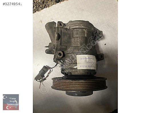 TOYOTA HİLUX KLİMA KOMPRESÖRÜ HFC134a