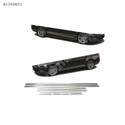 Vw Passat B8 Krom Yan Kapı Çıtası 8 Parça 2015-2019