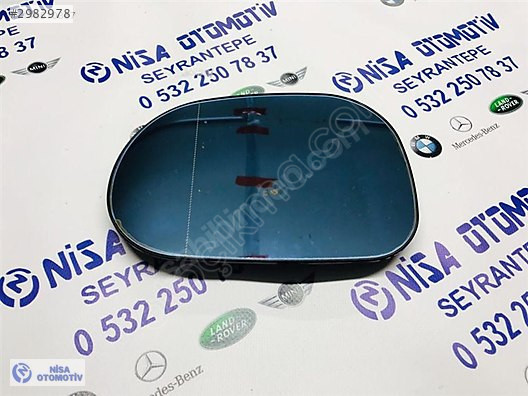 MERCEDES ML SERİSİ W163 KASA SOL AYNA CAMI ORJ A1638100519