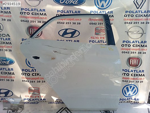Hyundai i20 sağ arka kapı beyaz 2015-2019