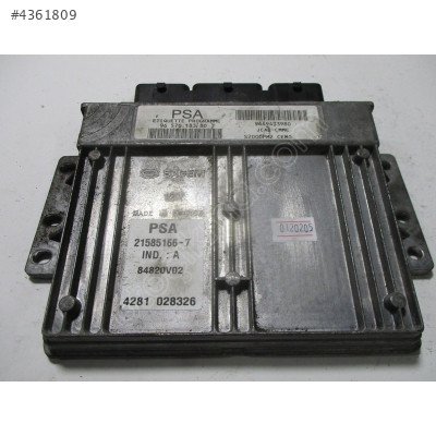 Citroen C2 1.4 Motor Beyni 9657018380 9649433980 21585166-7