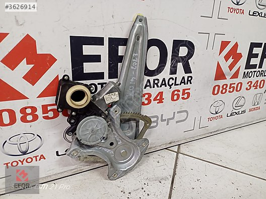 TOYOTA COROLLA SAĞ ARKA CAM MOTOR ORJNAL ÇIKMA YEDEK PARÇA 19-24