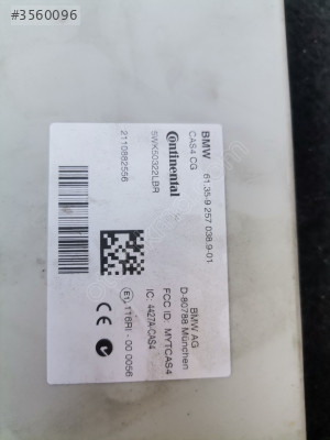 BMW F10 5.20 CAS BEYNİ ORİJİNAL ÇIKMA 61.35-9 257