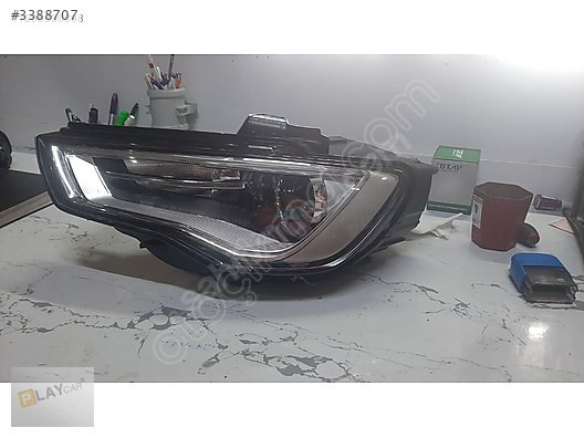 AUDİ A3 SOL FAR ÇİFT BEYİNLİ ORJİNAL ÇİKMA TEMİZ 2013 -16 MODEL
