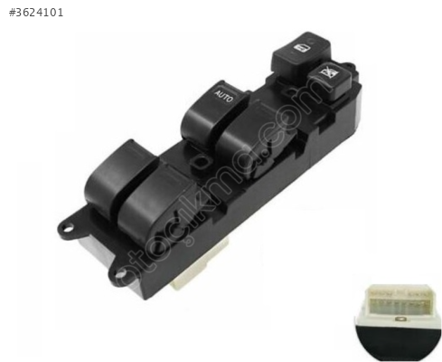 DÜĞME CAM KALDIRMA ÖN SOL TOYOTA YARİS 99-05 84820-60090 DÖRTLÜ