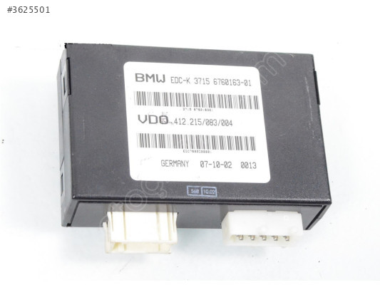 BMW E60 E61 E65 E66 Air Süspansiyon Beyni 3715 6760163 EDC-K