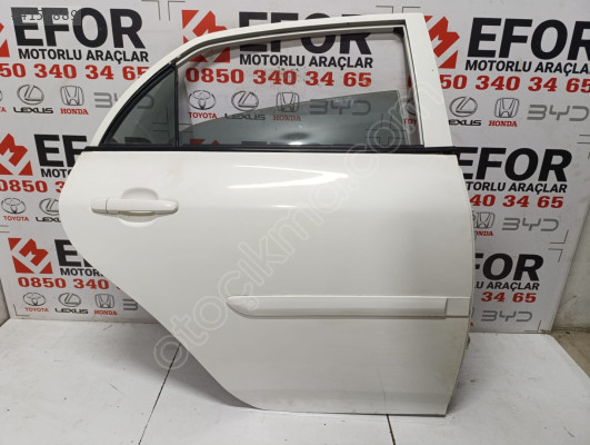TOYOTA COROLLA SAĞ ARKA BOŞ KAPI ÇIKMA ORİJİNAL PARÇA