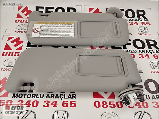 TOYOTA COROLLA SIFIR GÜNEŞLİK TK 07-13 OEM NO: 74310-12A60-ORJ