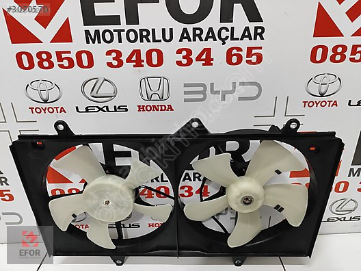 TOYOTA COROLLA SIFIR FAN RADYATÖR 00-01 OEM NO: 16711-0D030