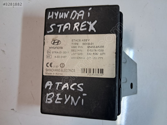 HYUNDAİ STAREX ETACS BEYNİ