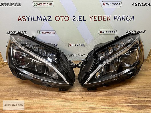 MERCEDES C SERİSİ W205 LED SAĞ VE SOL TAKIM