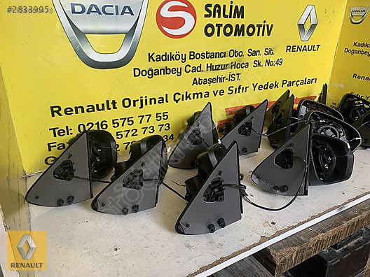 Dacia Duster 2018-2022 Sağ-Sol Orjinal Sıfır Çıkma Ayna
