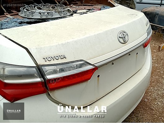 TOYOTA COROLLA BAGAJ KAPAĞI ve TÜM AKSAMLARI| ÜNALLAR OTO ÇIKMA