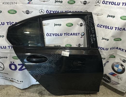 BMW G20 3 Serisi Sağ Arka Kapı Siyah