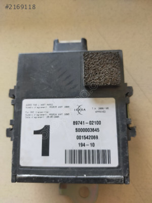 TOYOTA AURİS MERKEZİ KİLİT BEYNİ 89741-02100