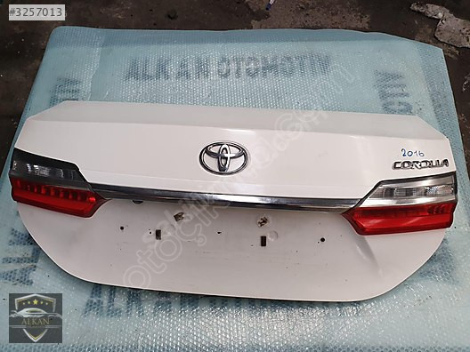 TOYOTA COROLLA 2017 BAGAJ KAPISI ALKAN OTOMOTİV 0532,417,1034