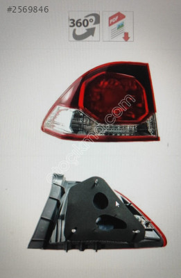 Honda Civic 2008-2010 stop lambası kare dış OEM kodu 33511-S