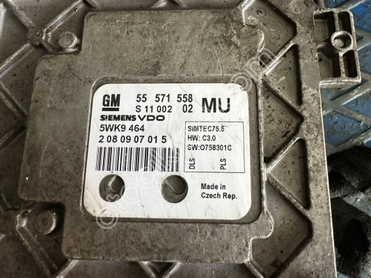 OPEL ASTRA H 1.6 MOTOR BEYİNİ ÇIKMA ORJİNAL 55571588