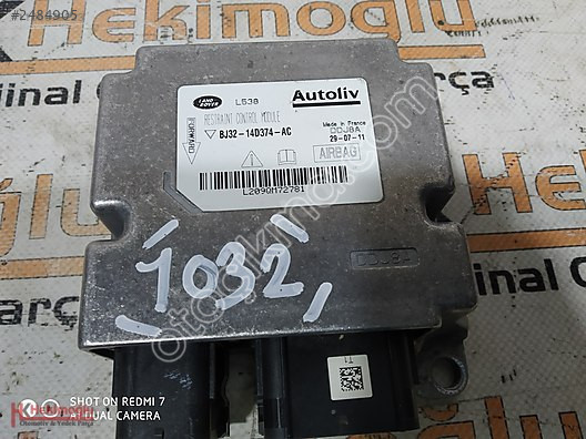 RANGE ROVER EVOQUE 2011 SONRASI AİRBAG BEYNİ BJ32-14D374-AC