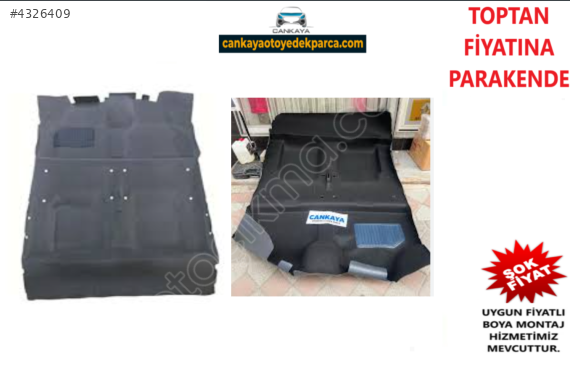 R12 TOROS TABAN HALISI SİYAH VEYA GRİ SIFIR  7702255662