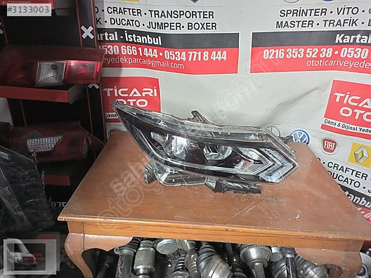 NİSSAN QASHQAİ SOL FAR ÇIKMA 2017-2020 MODEL