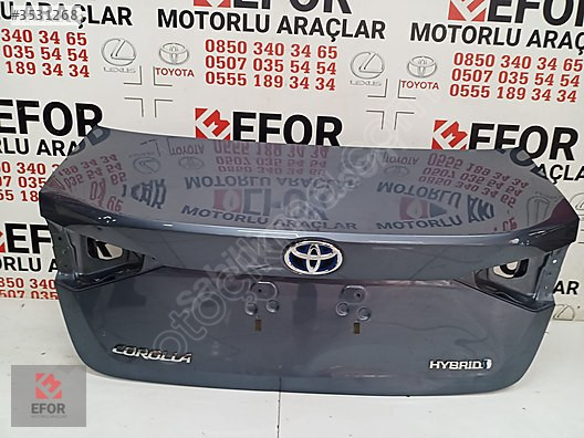 TOYOTA COROLLA BAGAJ KAPAK ORJİNAL ÇIKMA YEDEK PARÇA 19-22