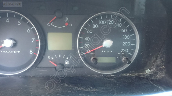 hyundai getz 1,6 gösterge paneli
