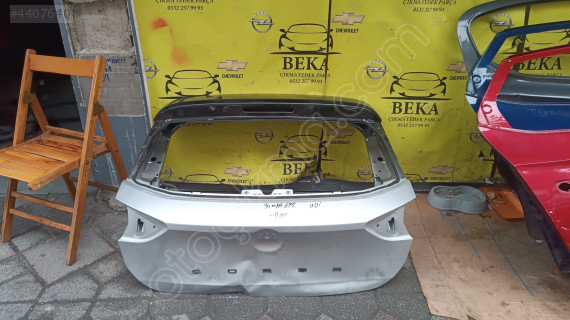 OPEL CORSA F BAGAJ KAPAĞI GRİ SİYAH ÇIKMA ORJİNAL YEDEK PARÇA