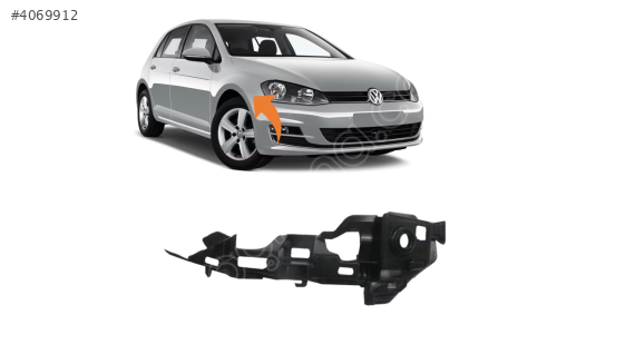 5G0807049A VW GOLF7 2013-2016 SOL ÖN TAMPON BRAKETİ