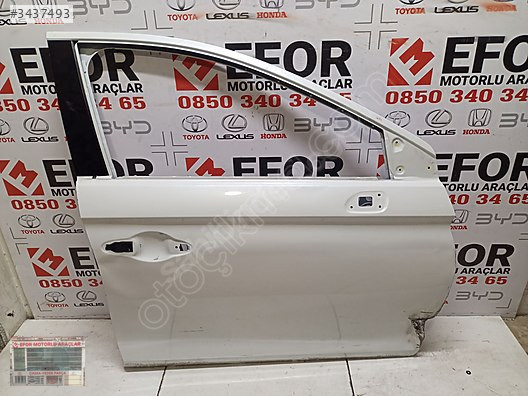 HONDA CİTY SAĞ ÖN KAPI ÇIKMA ORİJİNAL PARÇA 2022-2024