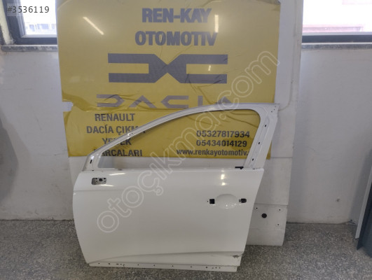 RENAULT CLİO 5 SOL ÖN KAPI ORJ ÇIKMA BEYAZ RENKAY OTO KOCAELİ